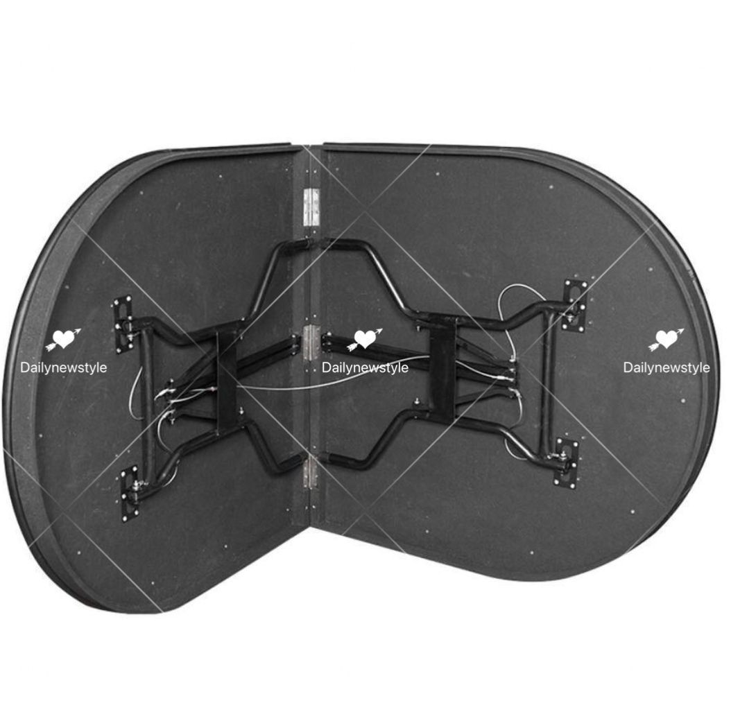 ポーカーテーブル 折りたたみ 10人対応 最大500枚チップラック付