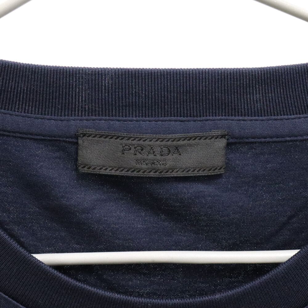 PRADA (プラダ) 21SS UJN658 R201 1WQE ポケットロゴプリント半袖T 