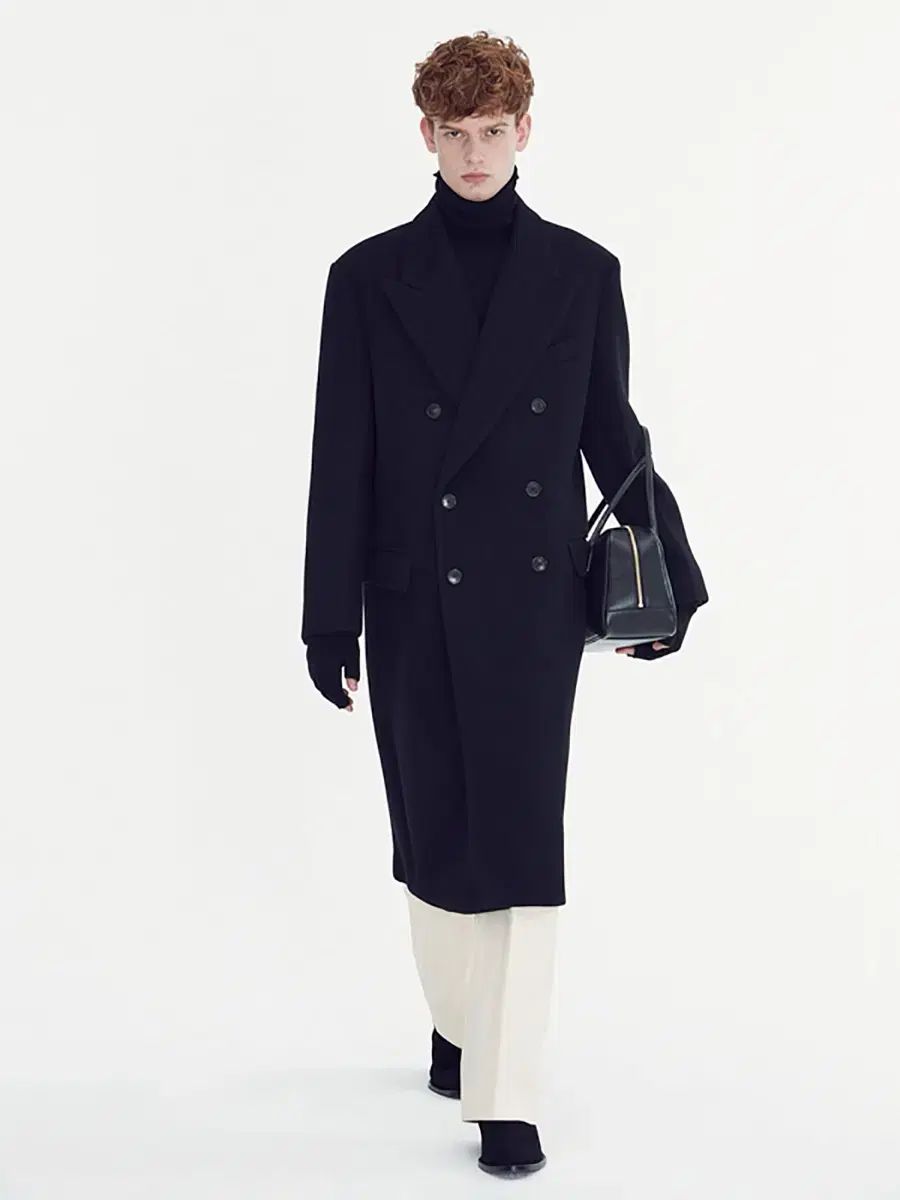 レクト RECTO 21FW ダブル ブレステッド コート L