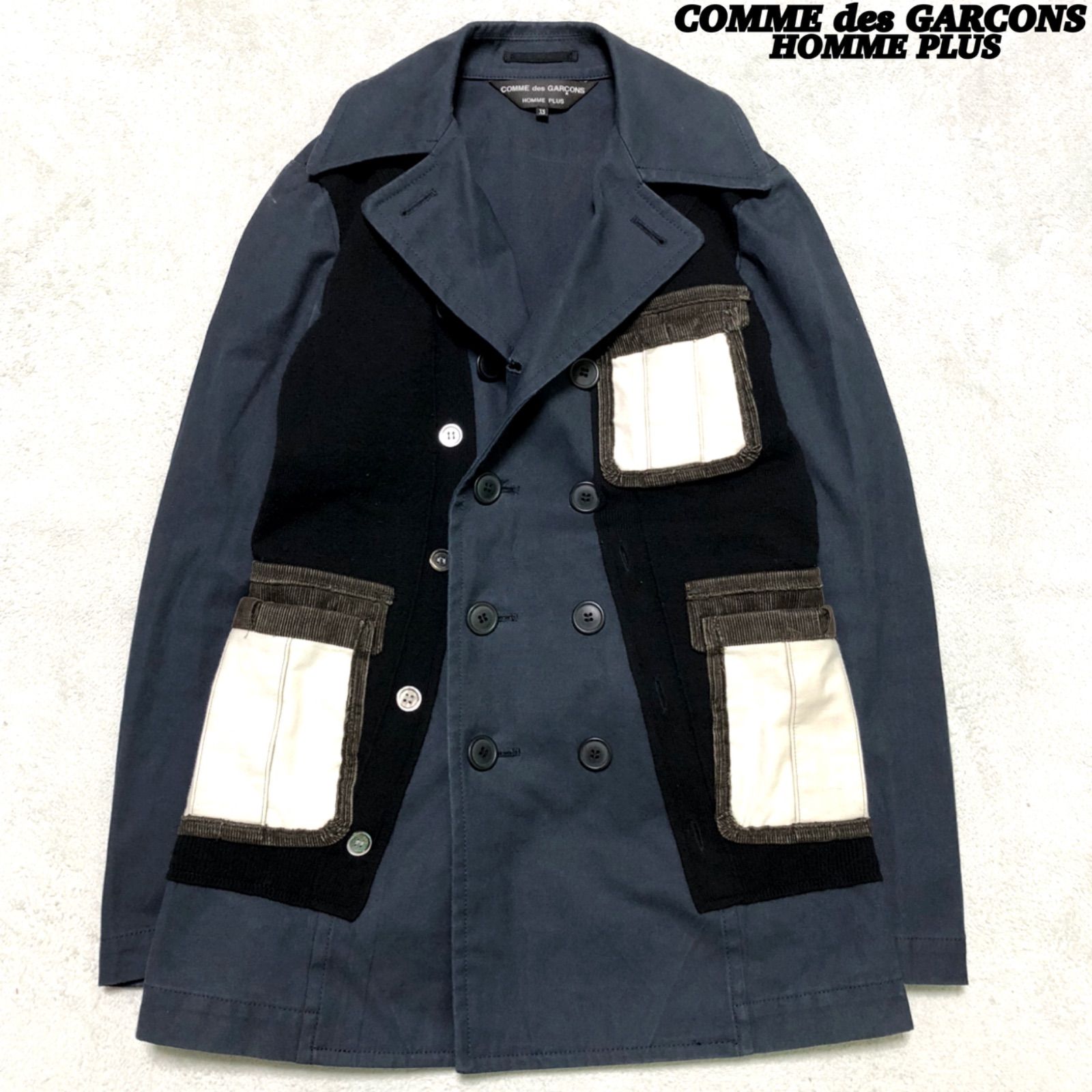 COMME des GARÇONS HOMME PLUS ダブルブレストコート