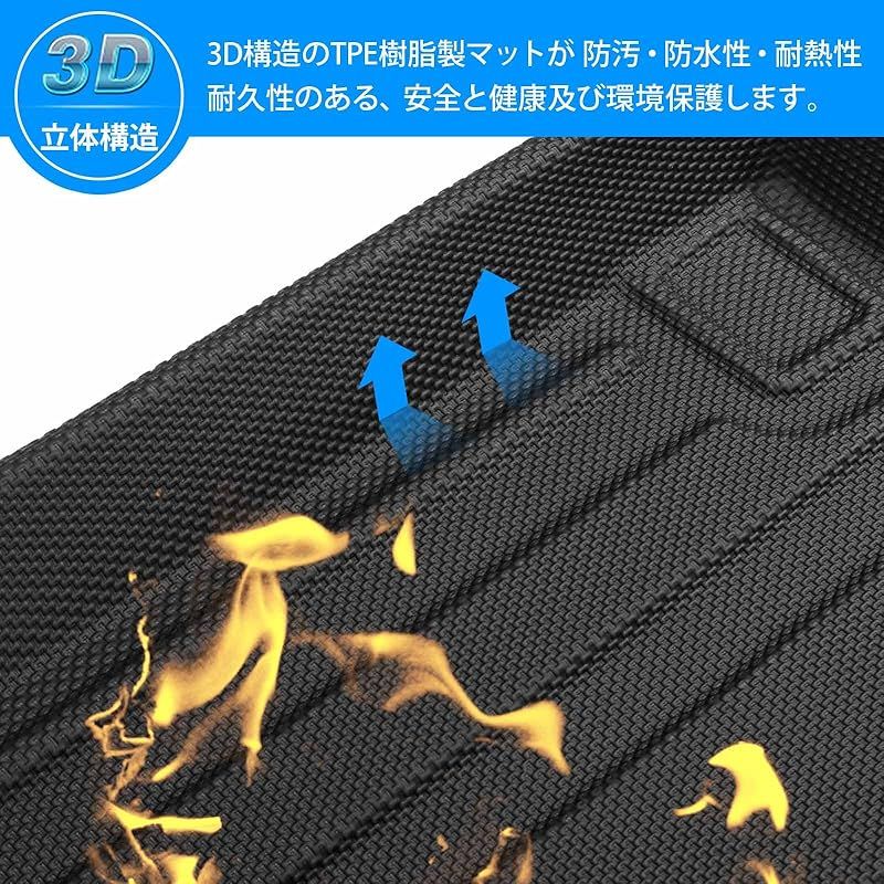 Mixsuper ホンダ 新型ヴェゼル RV系 ラゲッジマット 3D トランク