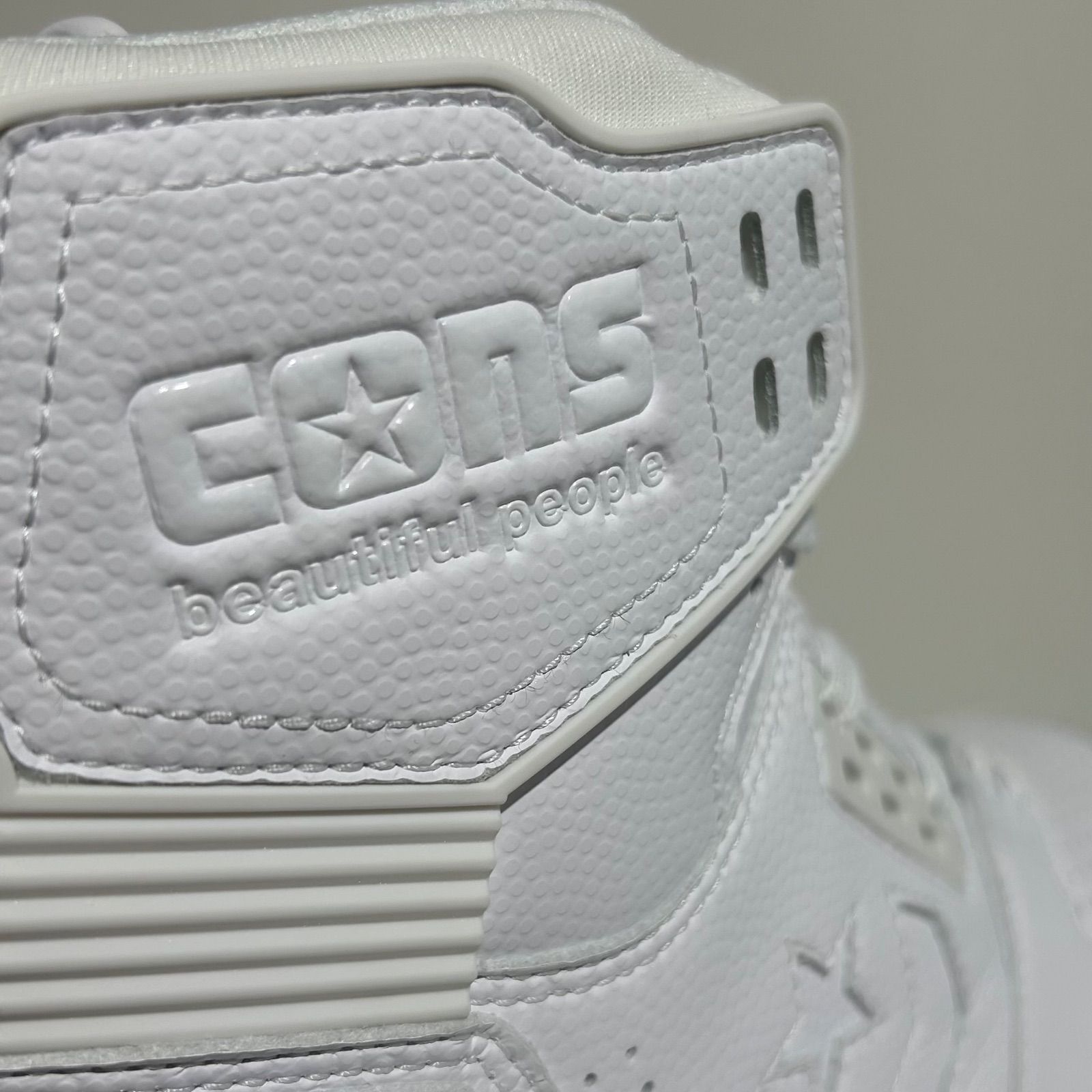 【新品未使用】コンバース ビューティフルピープル バッシュ　スニーカー　26cm CONVERSE×beautiful people】バスケットボールシューズ ホワイト