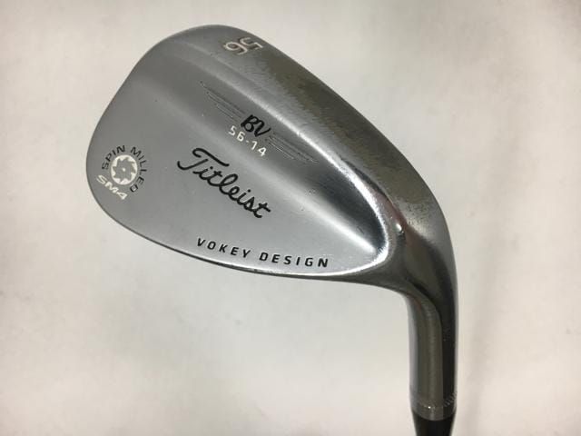 お買い得品！【中古ゴルフクラブ】タイトリスト ボーケイ ウェッジ スピンミルド SM4 (ツアークロム)56.14(日本仕様) D/G SW【14日間返品OK】