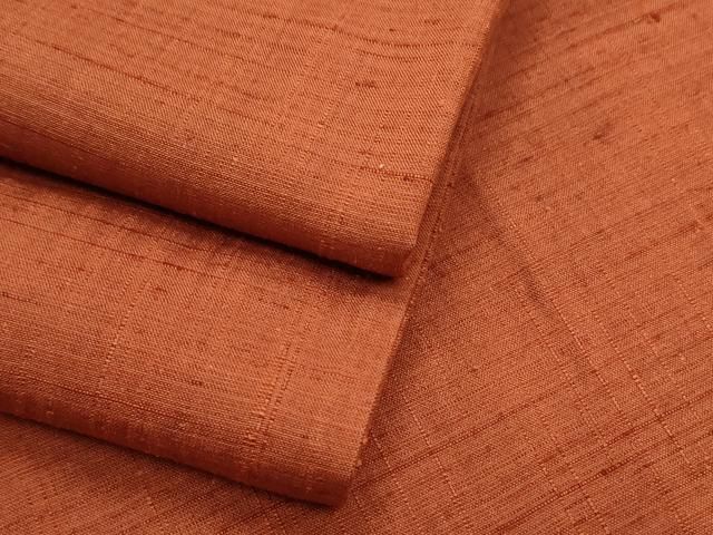 平和屋着物○上質な紬 色無地 赤丹色 正絹 逸品 CAAS9304th - メルカリ 