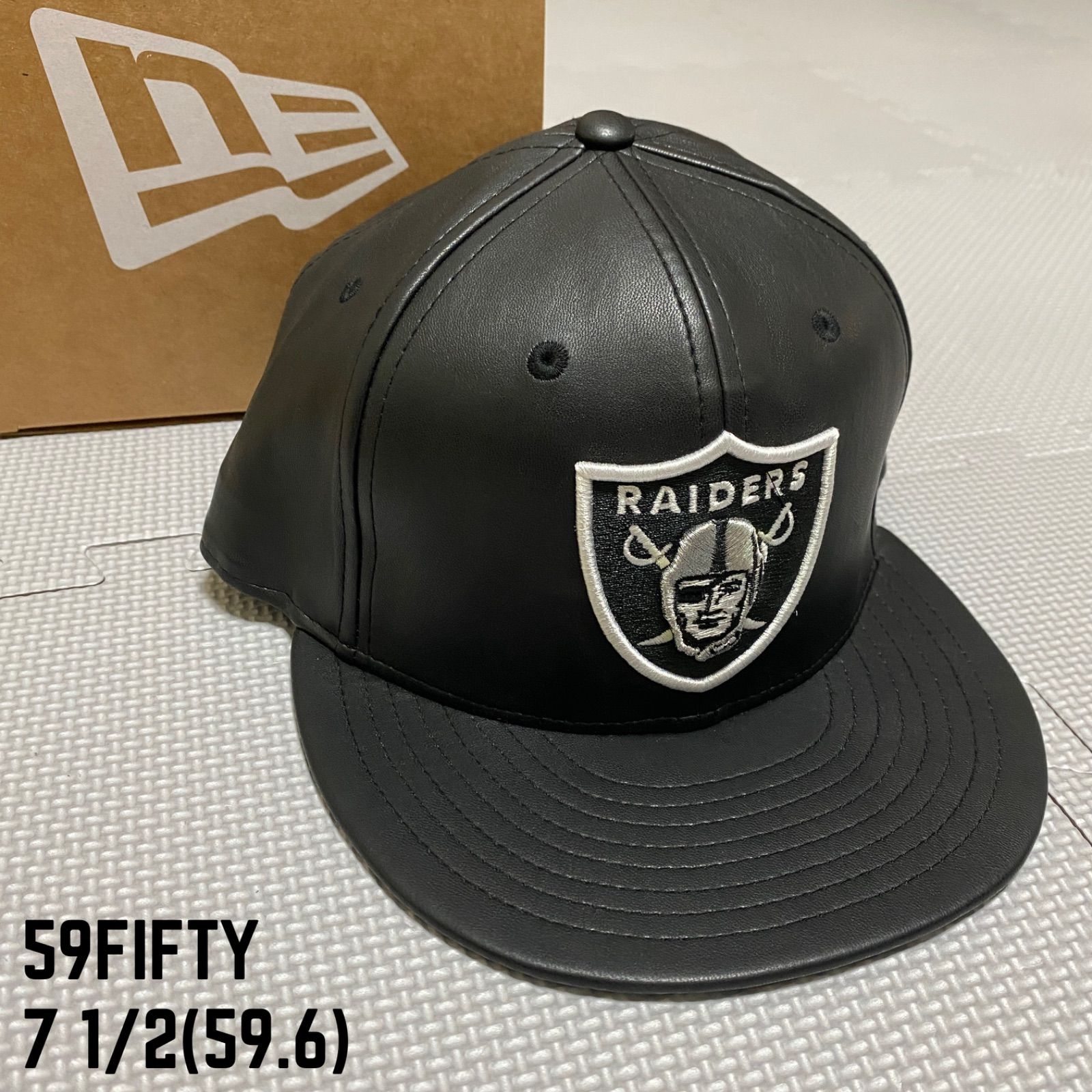 NEWERA》ニューエラ ラスベガス レイダース 59FIFTY キャップ PUレザー