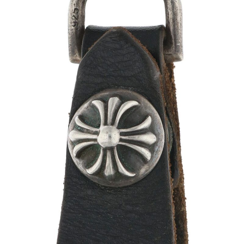 クロムハーツ BELT LOOP オールドクロスボールボタンレザー
