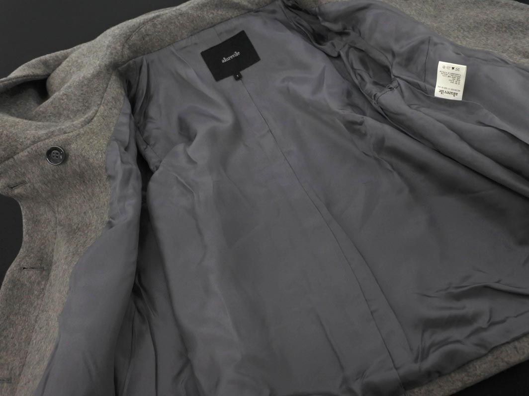 allureville アルアバイル ウール混 ショート コート size1