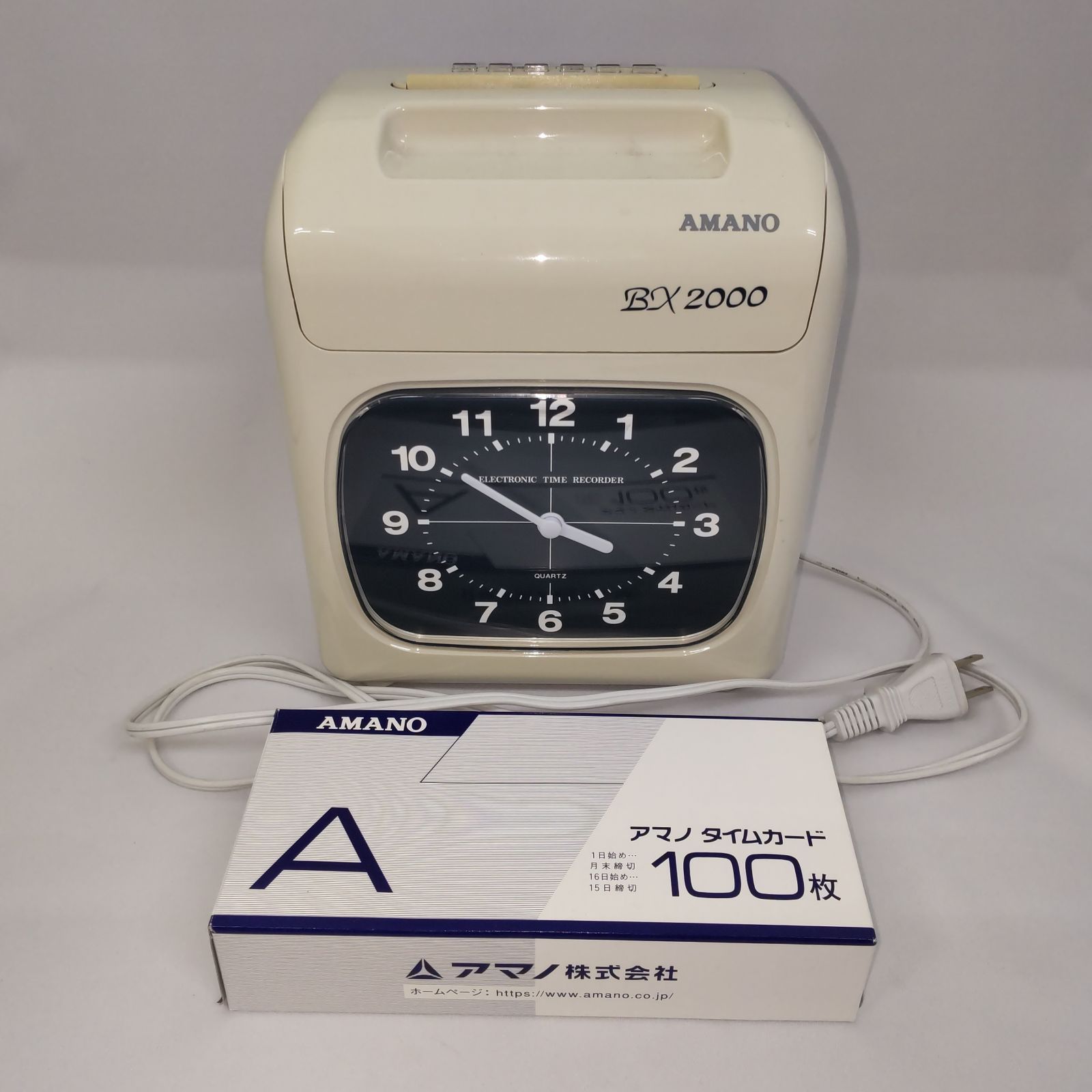 セイコーソリューションズ タイムカード タイムレコーダー QR-340(中古