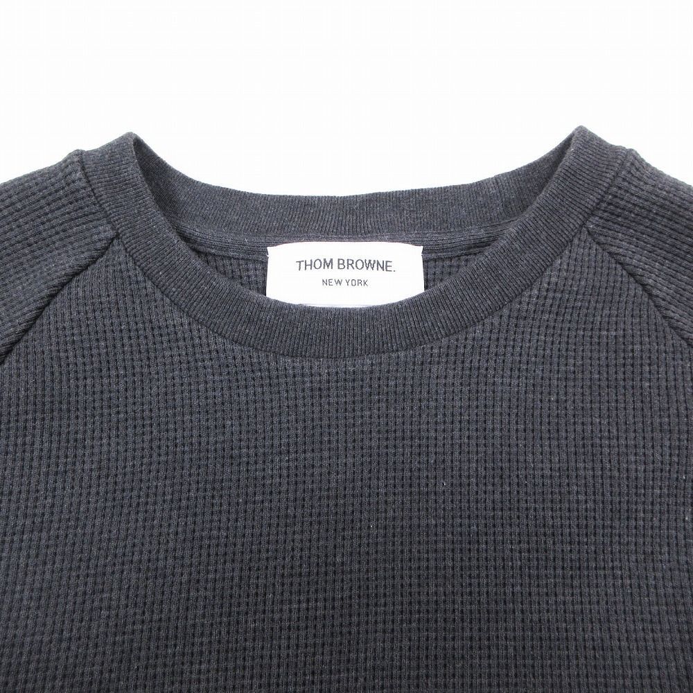 正規品トムブラウン スウェット グレー トムブラウン スウェットトレーナー グレー 1 THOM BROWNE 【公式通販】