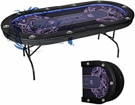 ポーカーテーブルトップ折畳式　ブルー　収納　ポーカー　カジノ　テキサスホールデム ポーカーテーブルトップ折畳式 ブルー 収納 ポーカー カジノ