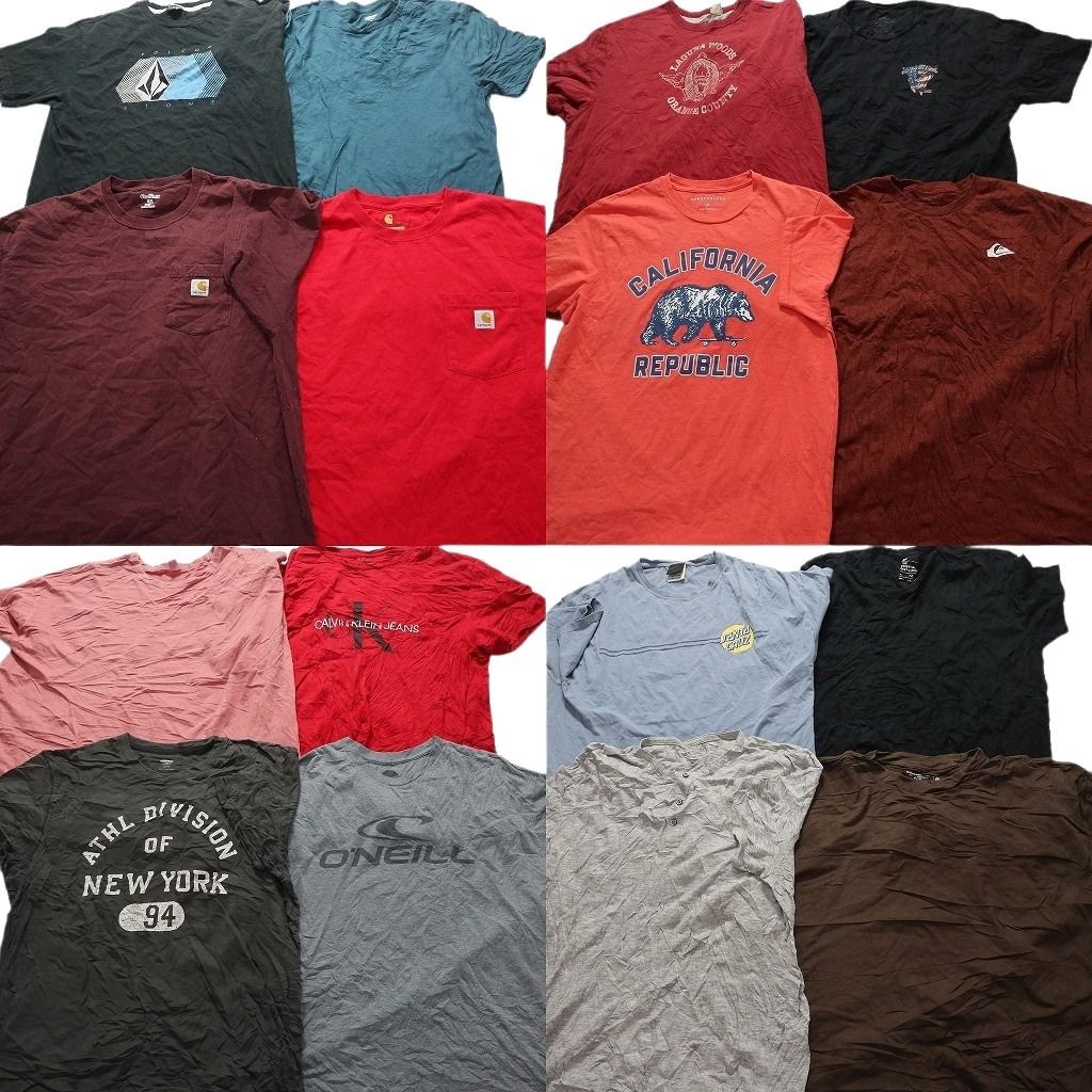古着卸 ブランドMIX 半袖Tシャツ 16枚セット メンズ XL |2XL ギャップ クイックシルバー 古着 NA2695