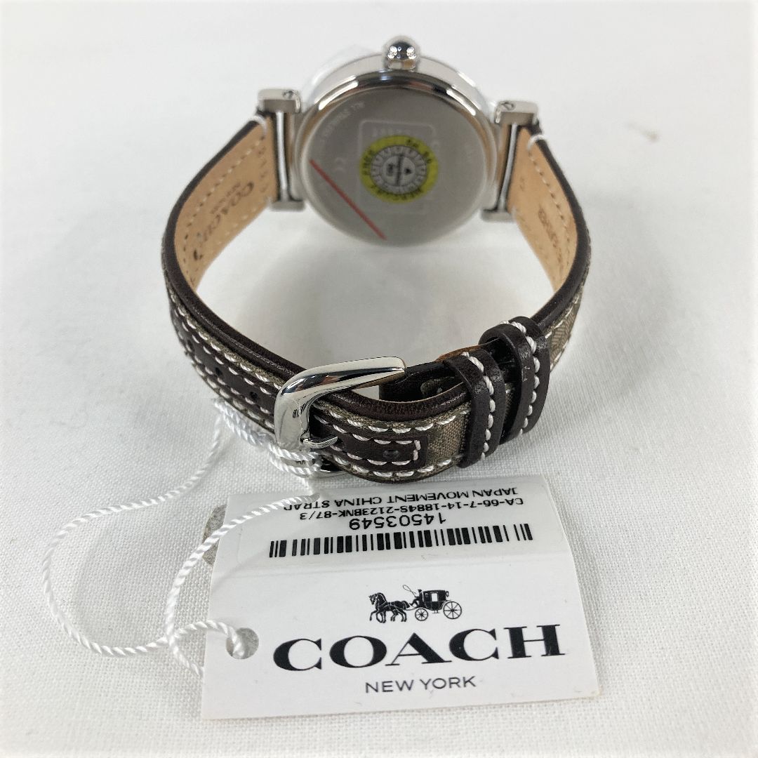 訳有【新品未使用】COACH コーチ レディース腕時計 ブラウン 235ドル