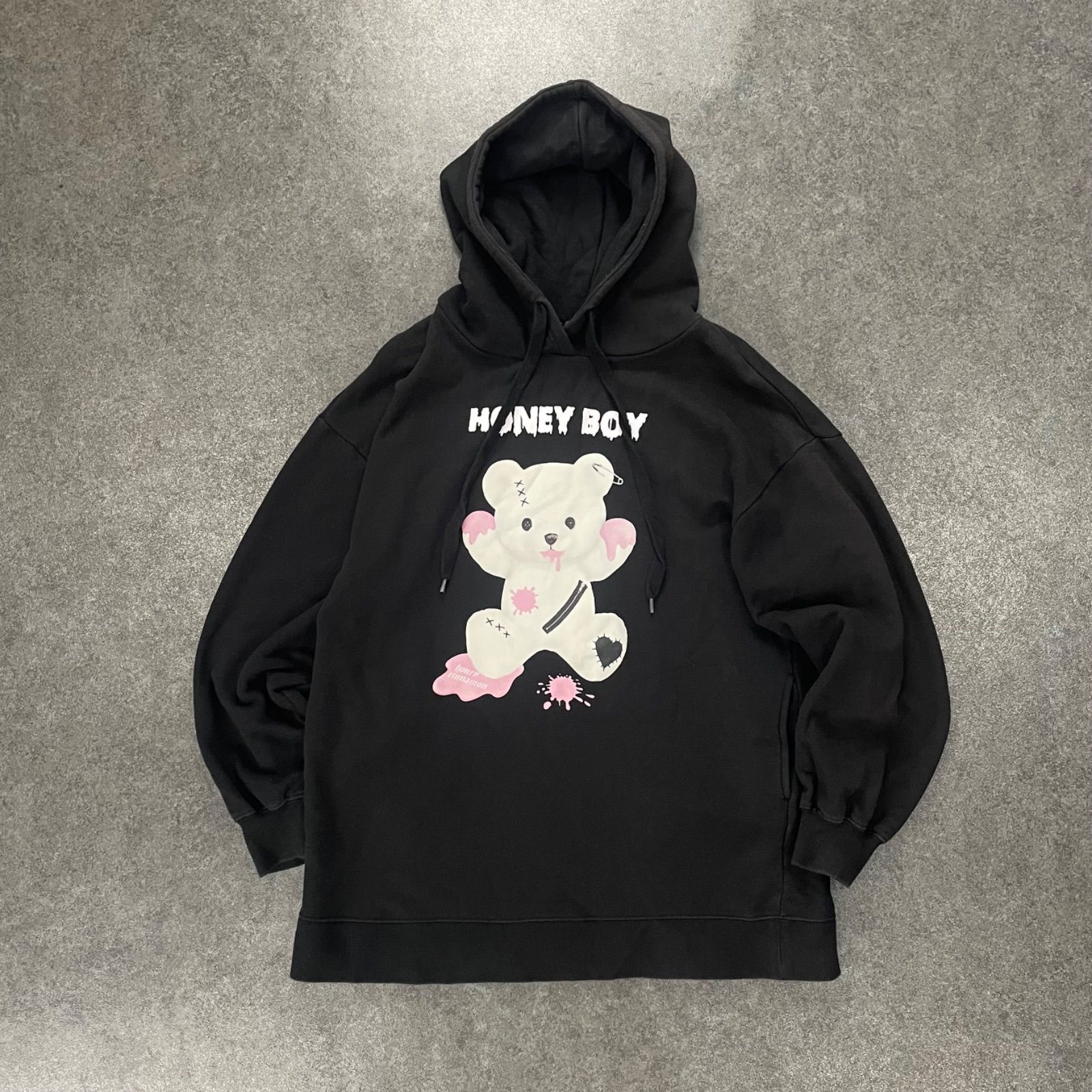 Honey Cinnamon Hoodie Black ハニーシナモン スウェット パーカー 