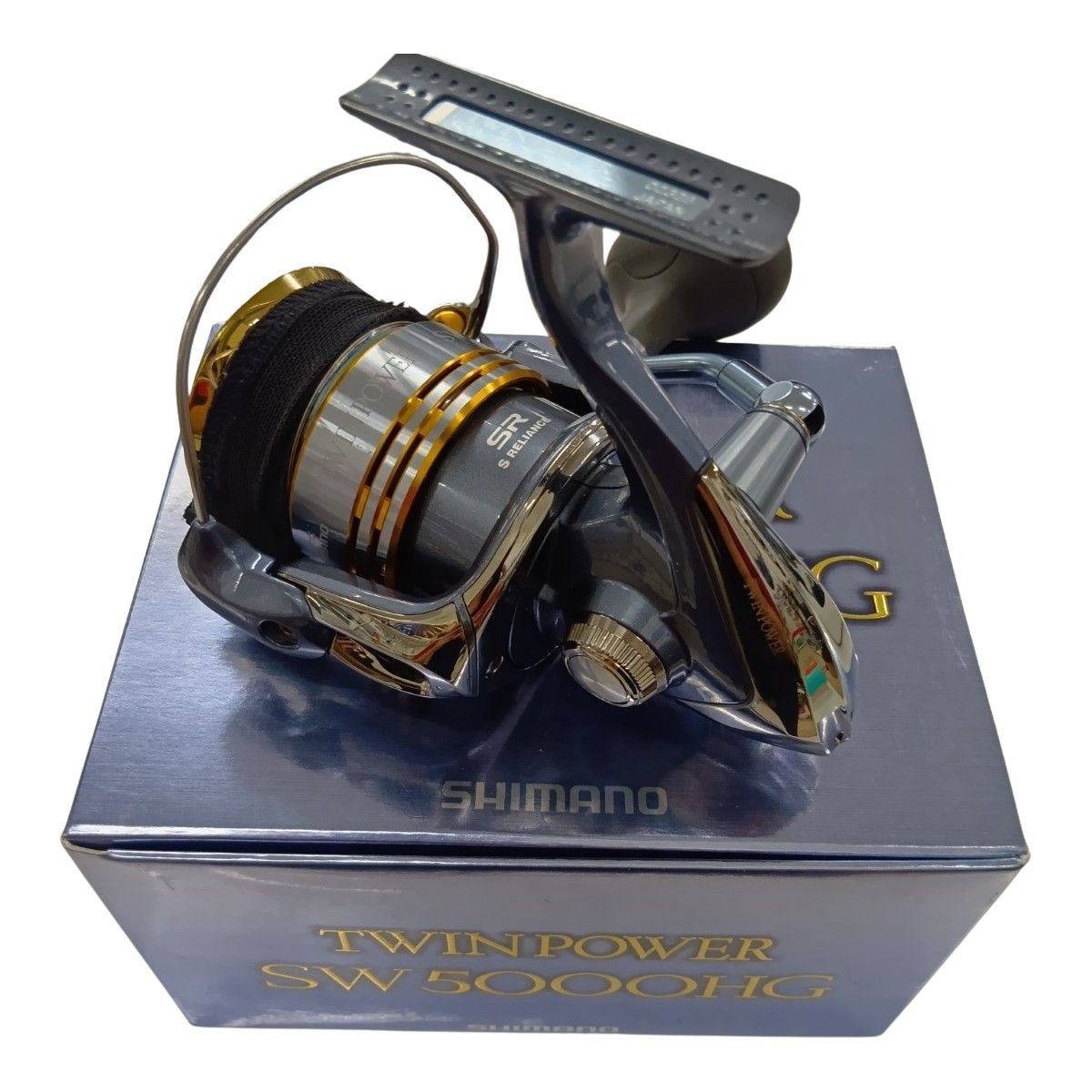 SHIMANO シマノ 02326 釣り用品 リール スピニングリール 09ツインパワーSW5000HG キズ有 程度B
