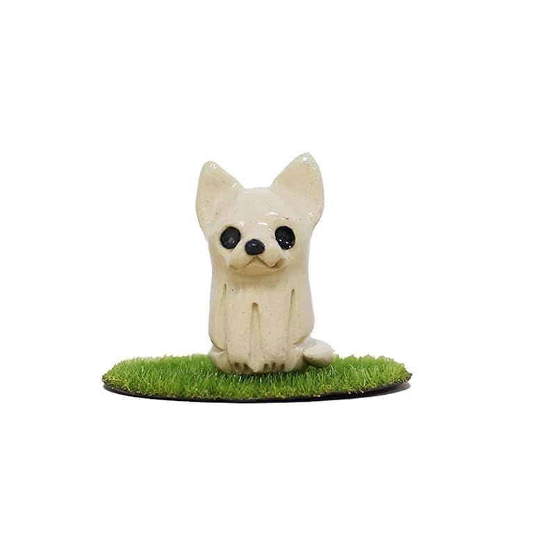 ペット分骨入れ ペット骨壷 国産 手作り 信楽焼 芝生付き 遺骨入れ かわいい あの子 ペットロス チワワ