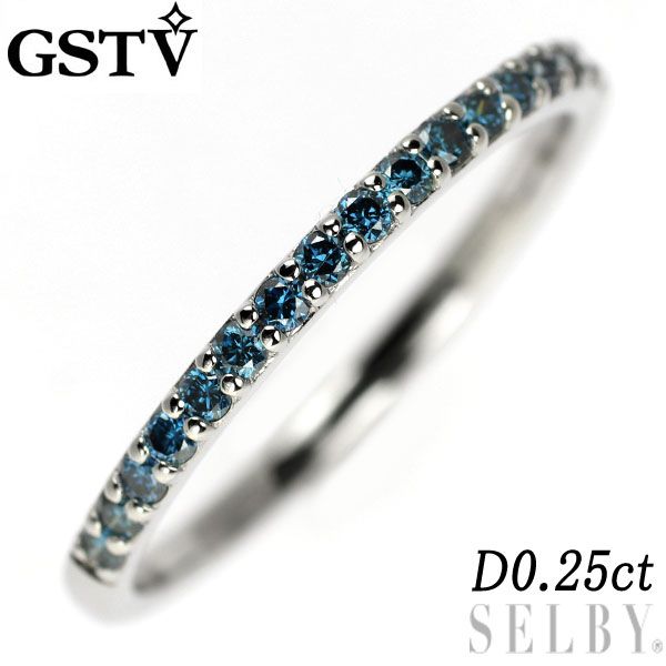 GSTV ダイヤモンド エタニティ リング Pt950 0.25ct 3.3g-