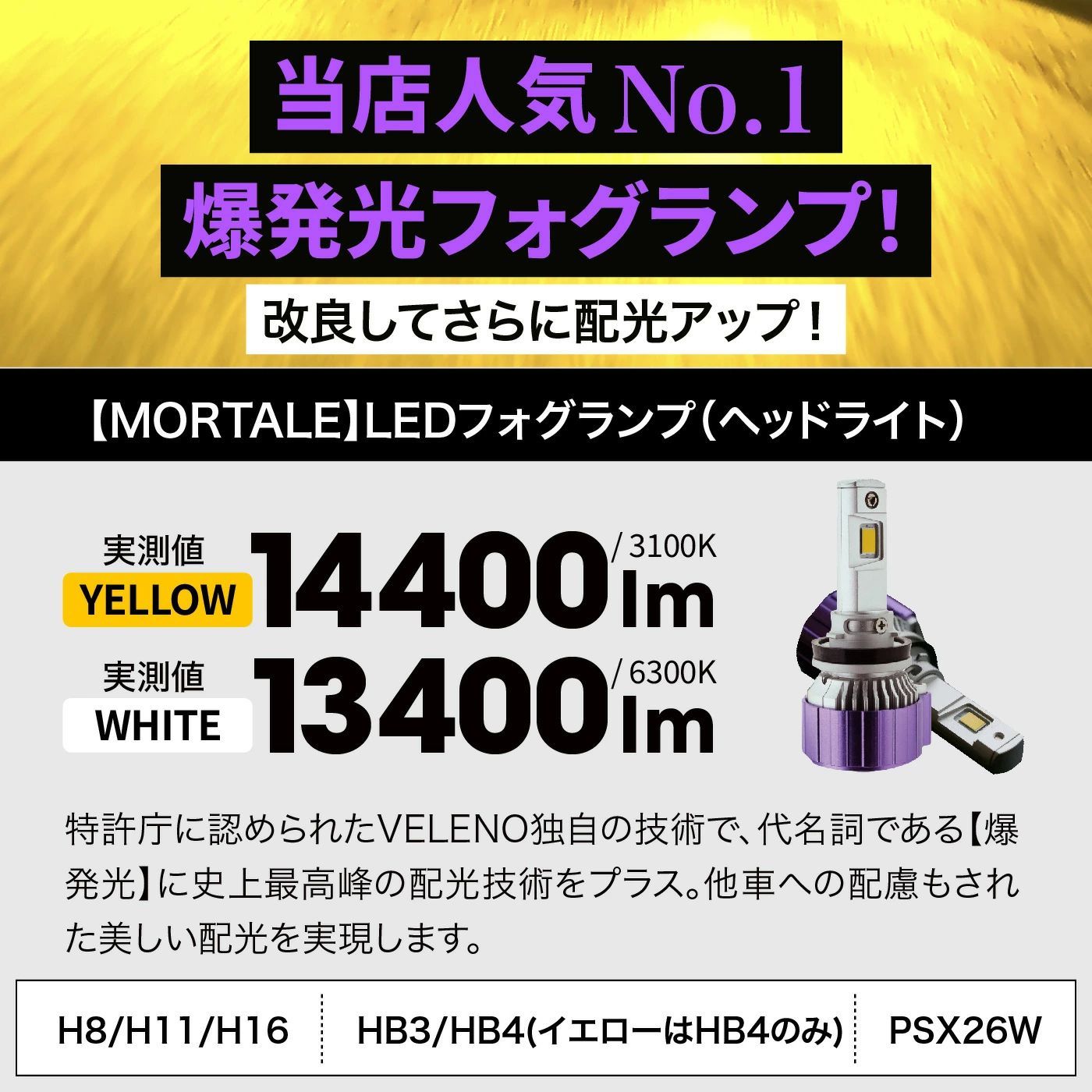 D4S LEDフォグランプ