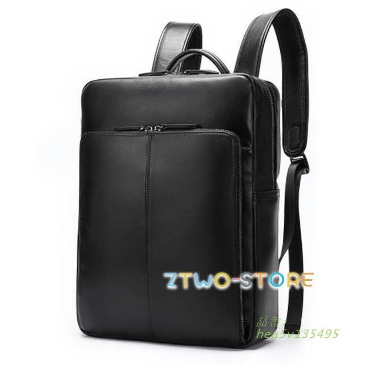 厳選牛革 レザー リュックサック ビジネスリュック リュック 機能性 レディース ボックス型 メンズ PC 2WAY 通勤 旅行 コスパ パソコン 大容量 hea5v135495