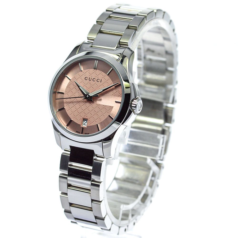 ☆良品 グッチ Gタイムレス 126.5 YA126524 レディース 【中古】 グッチ Gタイムレス 腕時計 時計 ステンレススチール 126.5/YA126524
