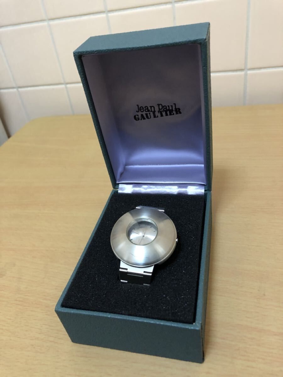 ヴィンテージ ジャンポール ゴルチェ Jean Paul Gaultier ビッグフェイス 腕時計 6031-G08661 FK