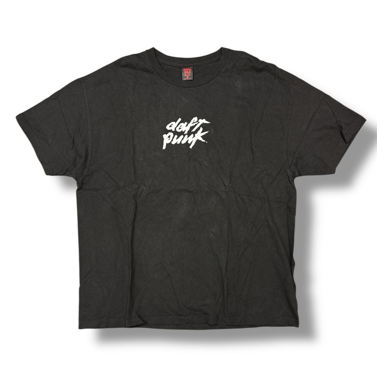 GEEKS RULE 24AW DAFT PUNK SILKSCREEN PRINTING T SHIRT 01