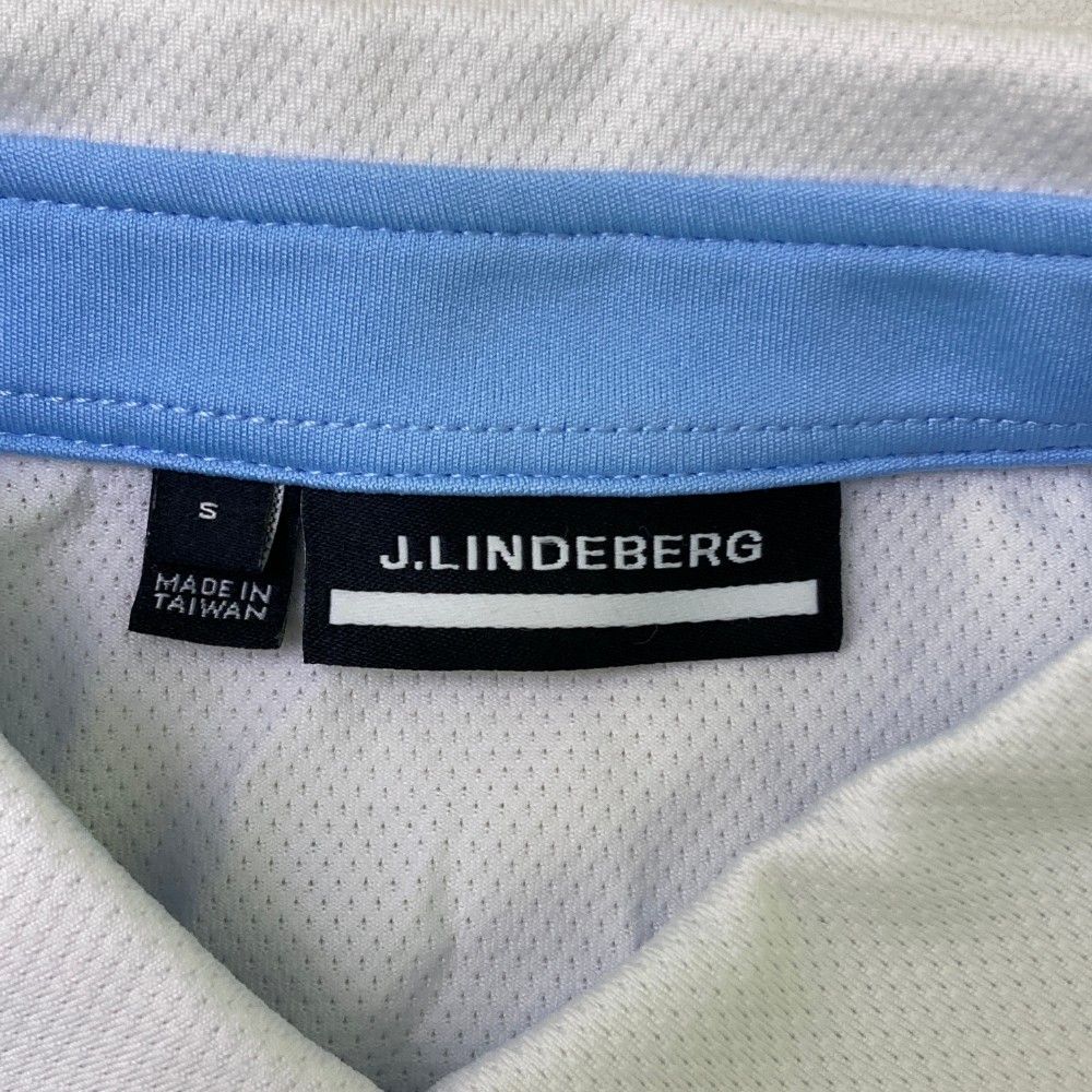 サイズ：S J.LINDEBERG ジェイリンドバーグ  半袖ポロシャツ  ホワイト系 [240101418257] ゴルフウェア レディース ストスト サイズ：S J.LINDEBERG ジェイリンドバーグ 半袖ポロシャツ