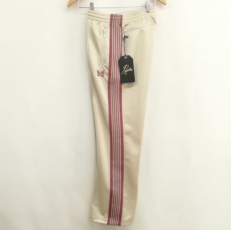 ニードルス ニードルズ Needles QV307 Track Pant Poly Smooth 25SS トラックパンツ ジャージ ストレート XS アイボリー