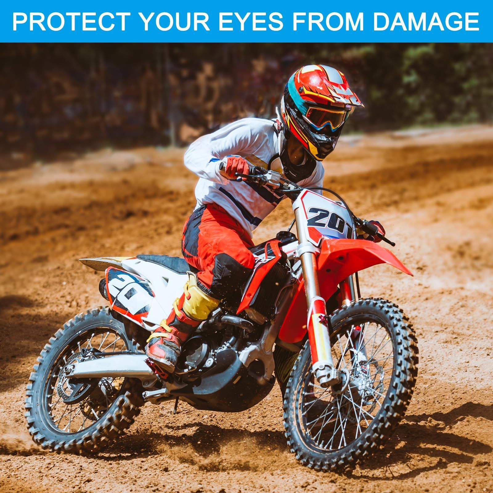 ゴーグル付き！ATV バイク オフロードヘルメット フルフェイスヘルメット 　Ｂ ゴーグル付き！バイク オフロードヘルメット ATV フルフェイス