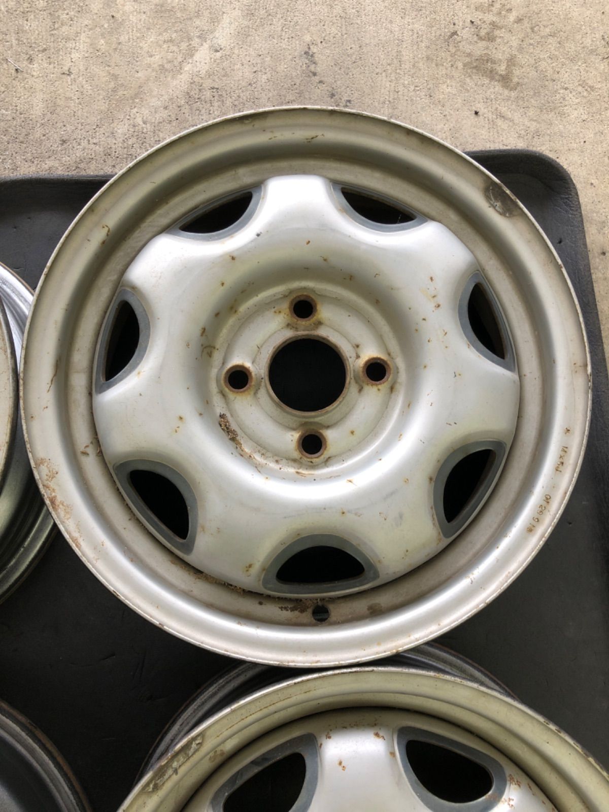 ヒ*O様 【希少】ホンダ ワンダーシビック 純正 14インチ ホイール4本 ①希少 当時物 旧車 ホンダ ワンダーシビック 純正 アルミ