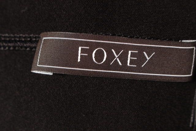 フォクシー FOXEY カットソー ニット 半袖 ラッフル ピーターパン 38 ...