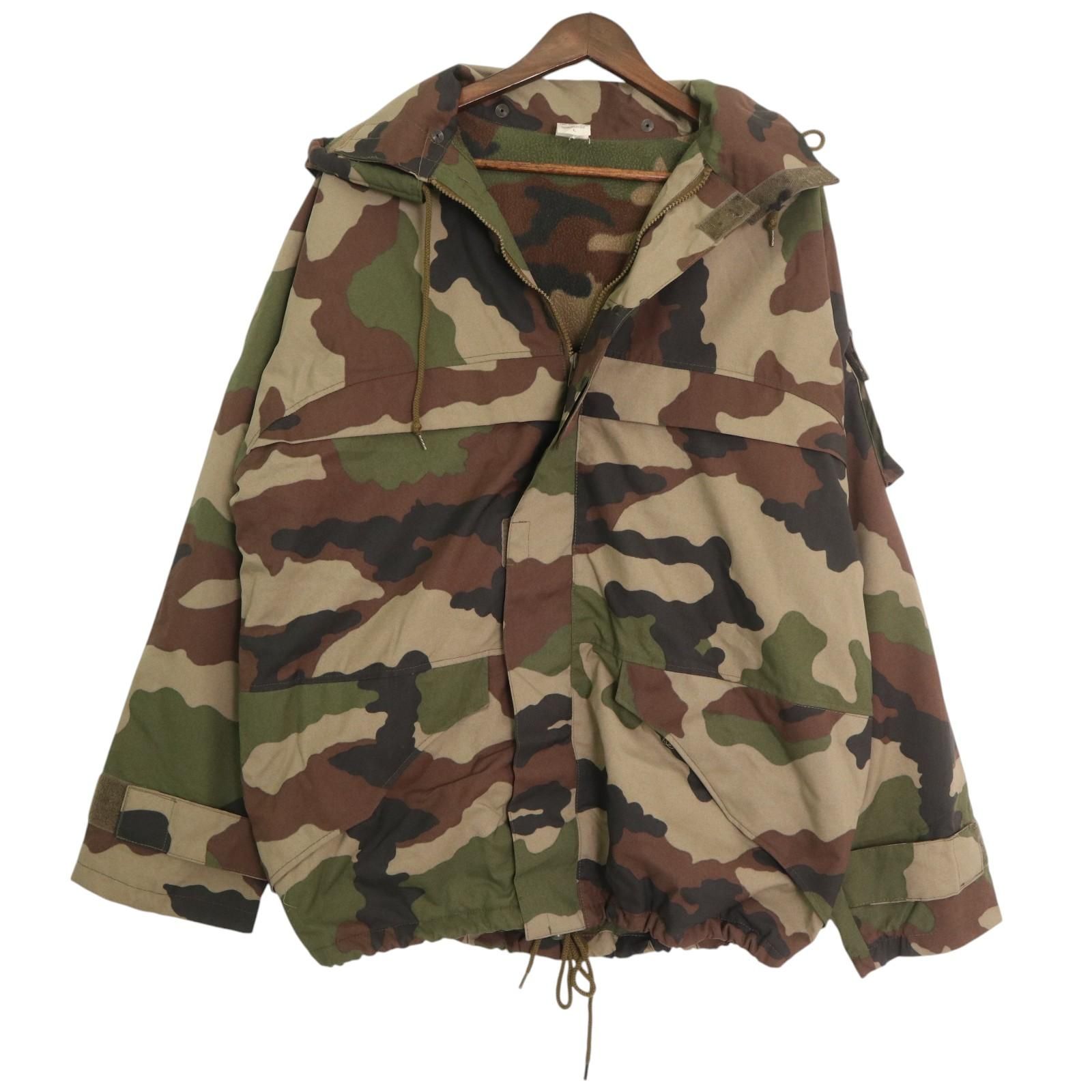 フランス軍 CCEカモ フィールドジャケット ユーロ ミリタリー (メンズ L) 中古 古着 A4071