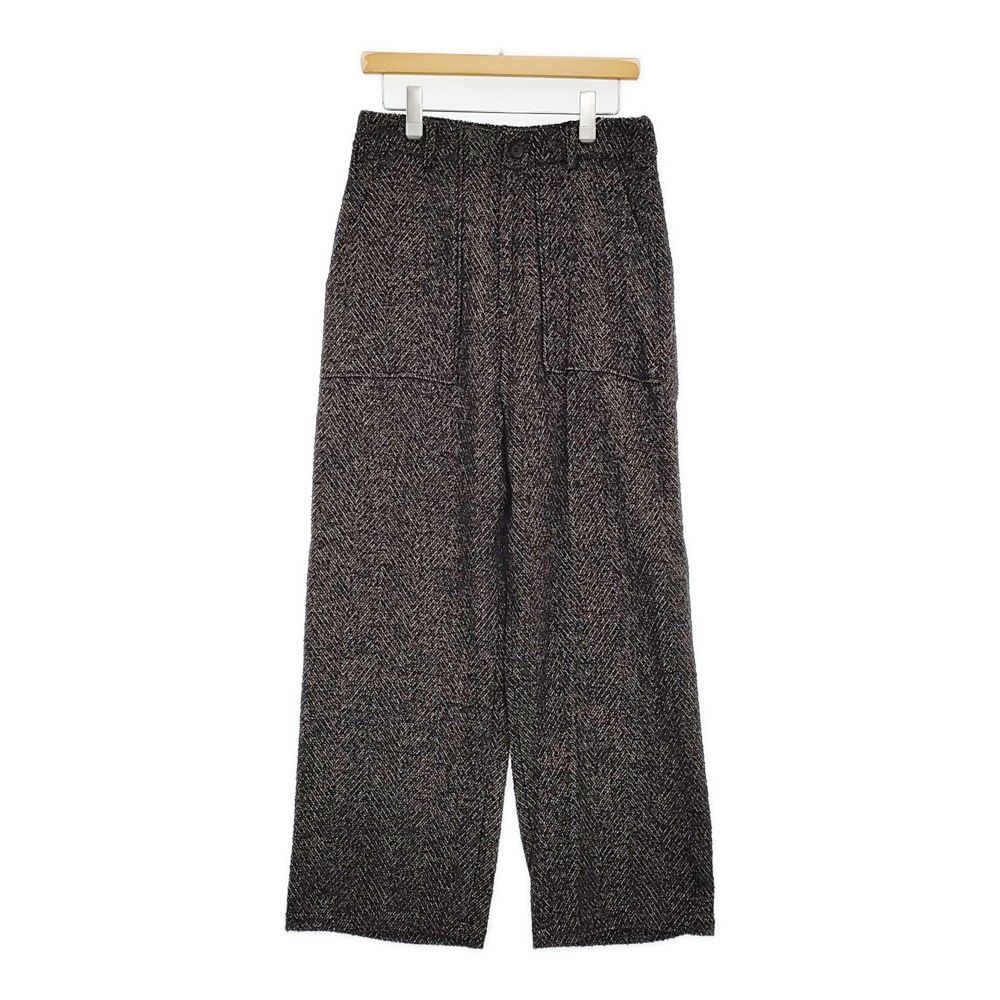 YOKE 24AW ツイードベイカーパンツ YOKE ヨーク 24AW TWEED WIDE-LEG BAKER PANTS ツイード ワイド