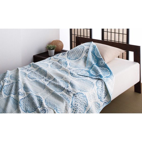 和ガーゼ 泉州産 やわらか重ね織り（4重）ガーゼ毛布 2枚セット