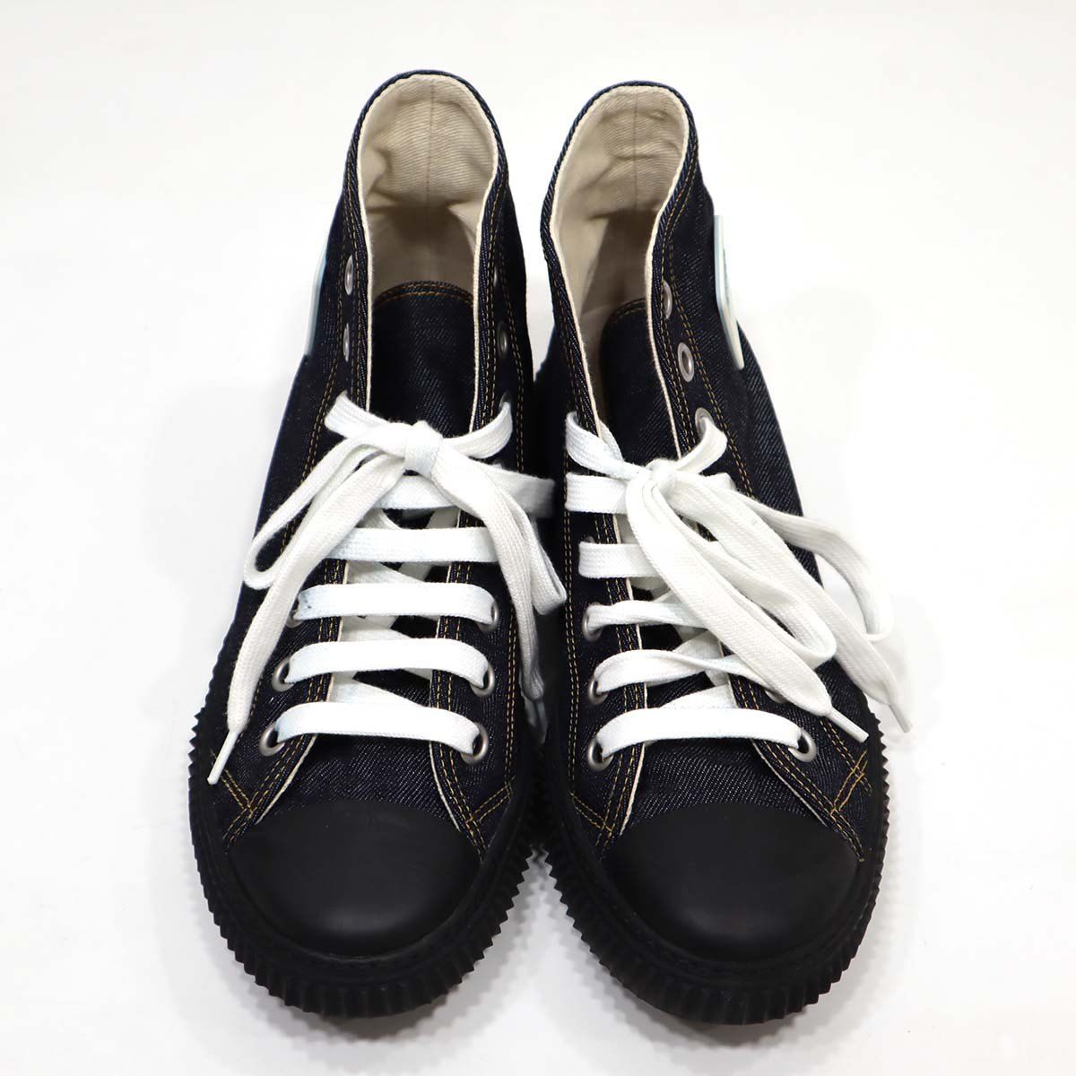 プラダ PRADA スポーツ デニム ハイカット スニーカー 靴 4T 3218 