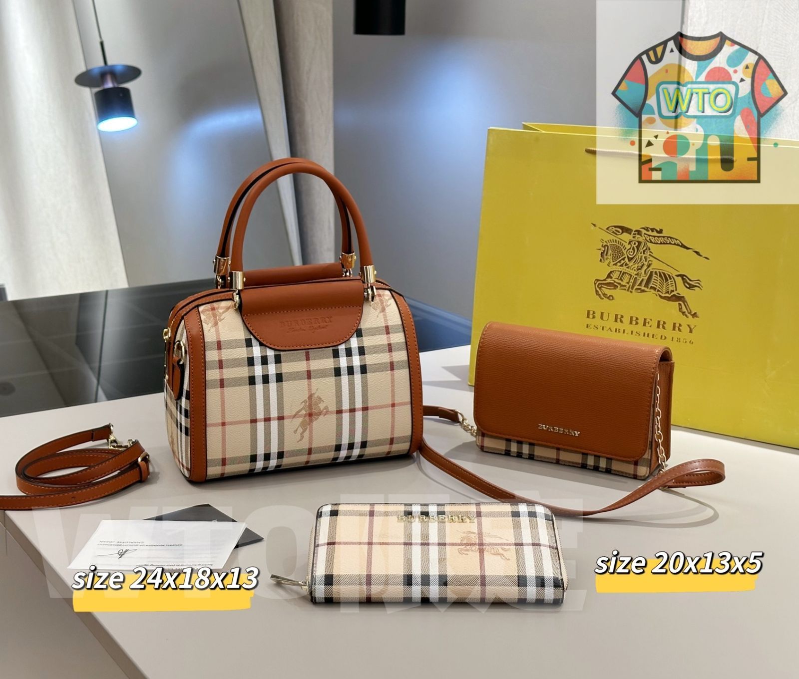 今日WTO】Burberry バーバリー 組み合わせバッグ、3つの優恵価格