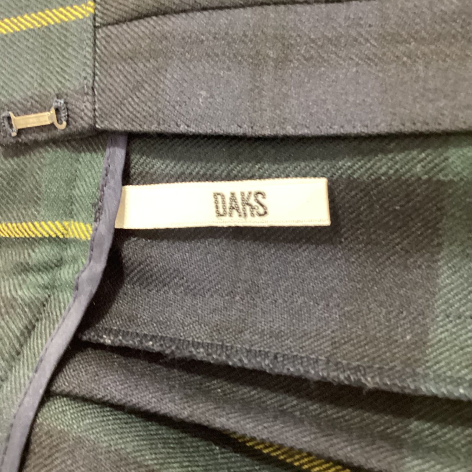 ダックス ロンドンDAKSLONDON タータンチェック柄巻きスカート(M