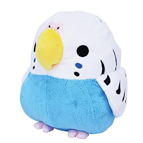 Hamee(ハミィ) ティーエスティーアドバンス(TST ADVANCE) ムニュマム ぬいぐるみ XL セキセイインコ 全長29cm ホワイト×ブルー