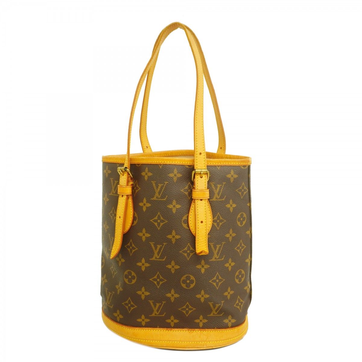 ベタなし ルイヴィトン モノグラム バケットGM トートバッグ ルイ