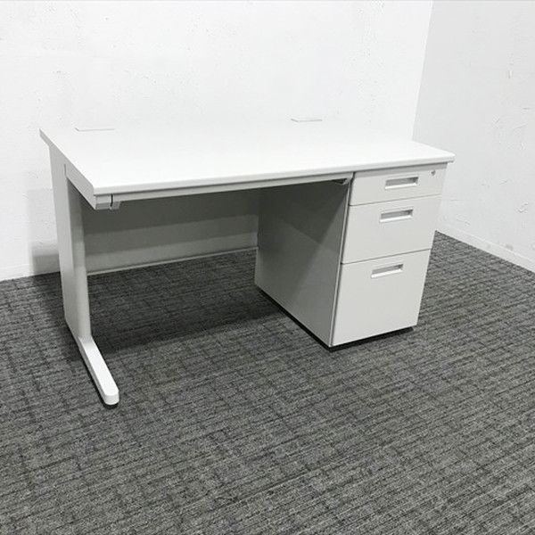 片袖デスク スチールデスク オフィスデスク ニューグレー