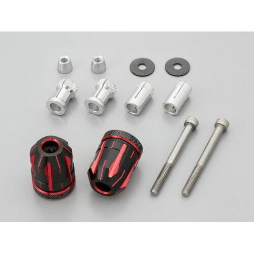 3営業日で発送 デイトナ DAYTONA デイトナ PREMIUM ZONE ゾーン バイク用 バーエンド スズキ 汎用 ハンドル内径φ14-19 TECHNO レッド 3