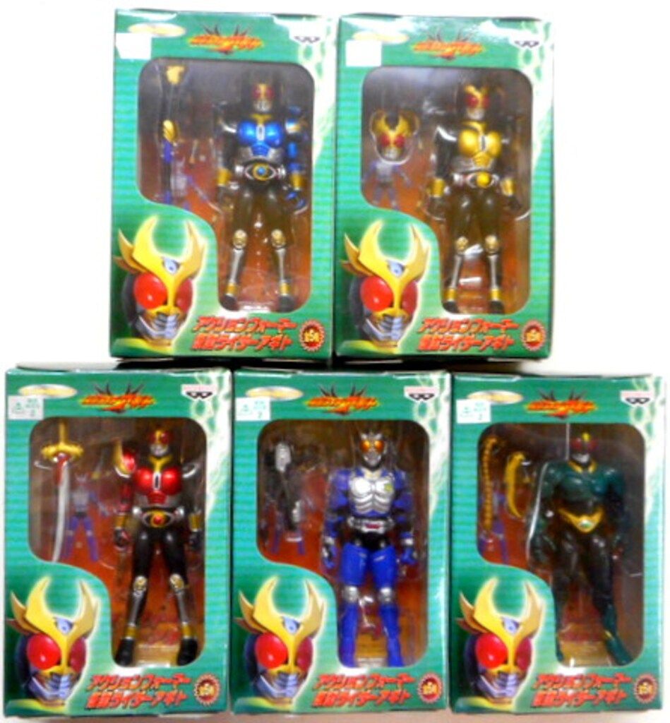 バンプレスト アクションフォーマー 仮面ライダーアギト 全5種 バンプレスト アクションフォーマー/アギト 仮面ライダーアギト