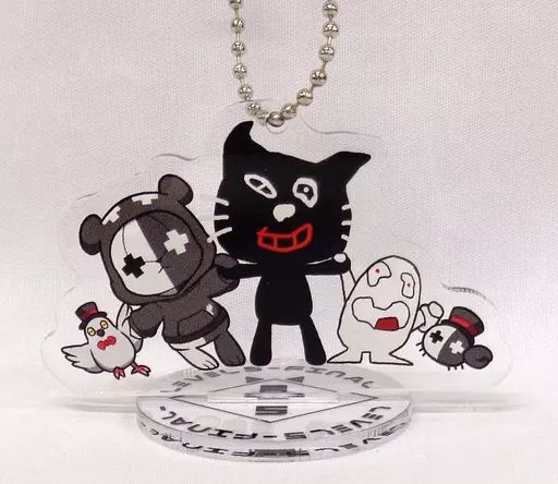 中古】雑貨 キヨ＆レトルト(キャラ集合) アクキースタンド