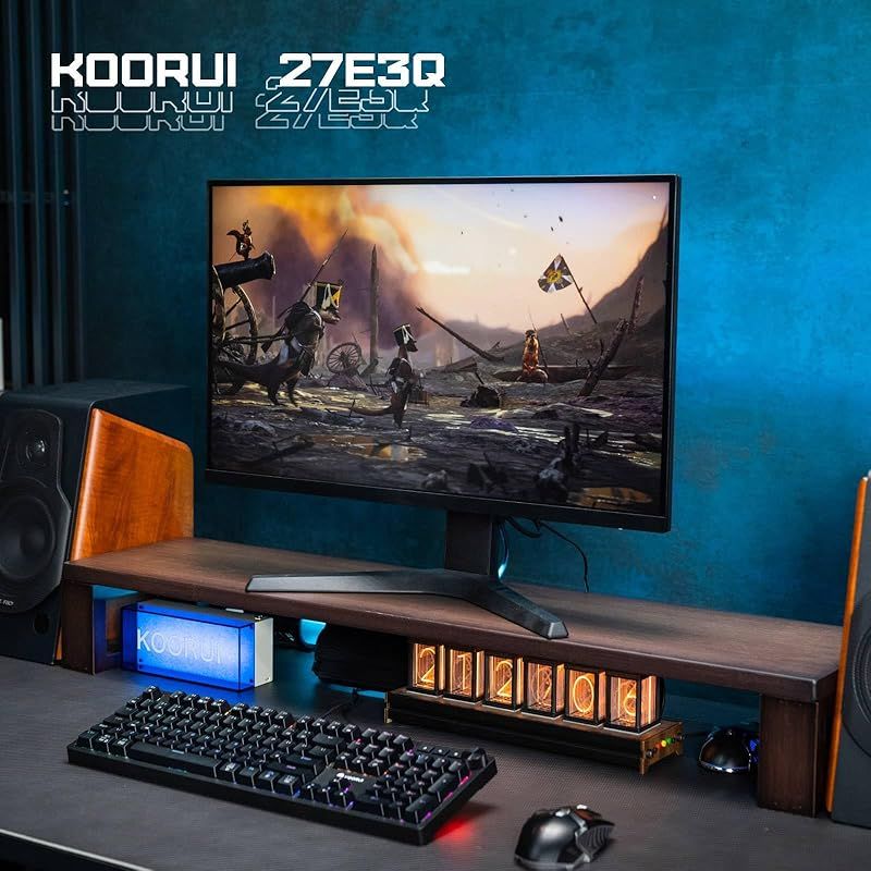 KOORUI ゲーミングモニター 27インチ モニター 170Hz WQHD