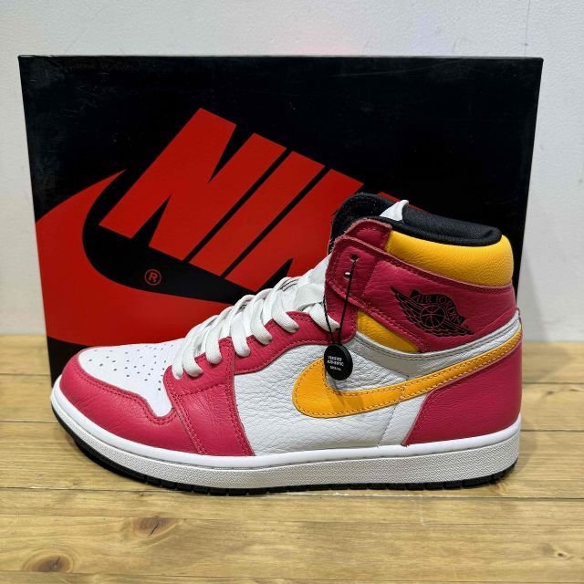 AIR JORDAN 1 RETRO HIGH OG “Light Fusion Red”】28cm（US10）