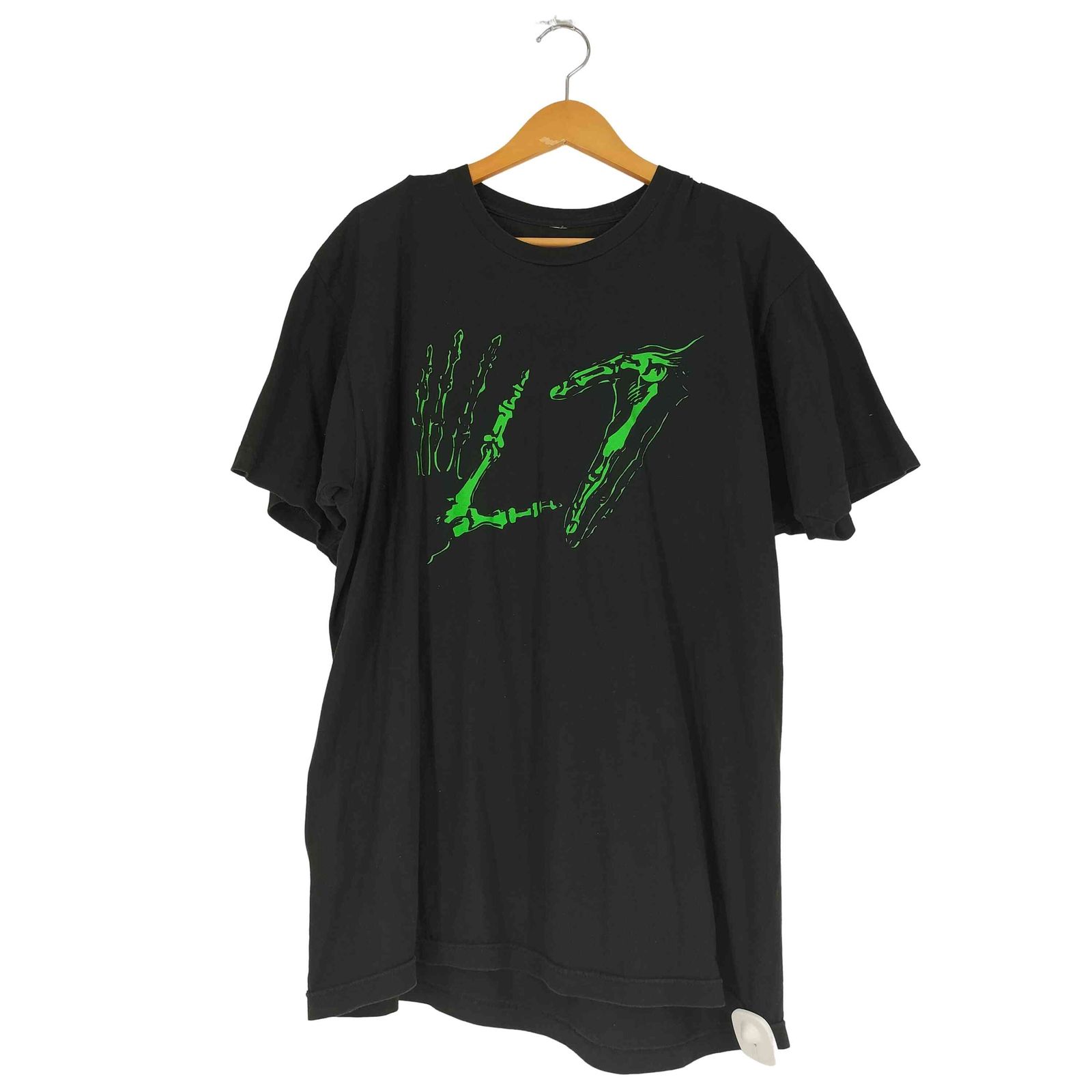 ユーズドフルギ USED古着 バンド ロゴプリント Tシャツ メンズ 表記無