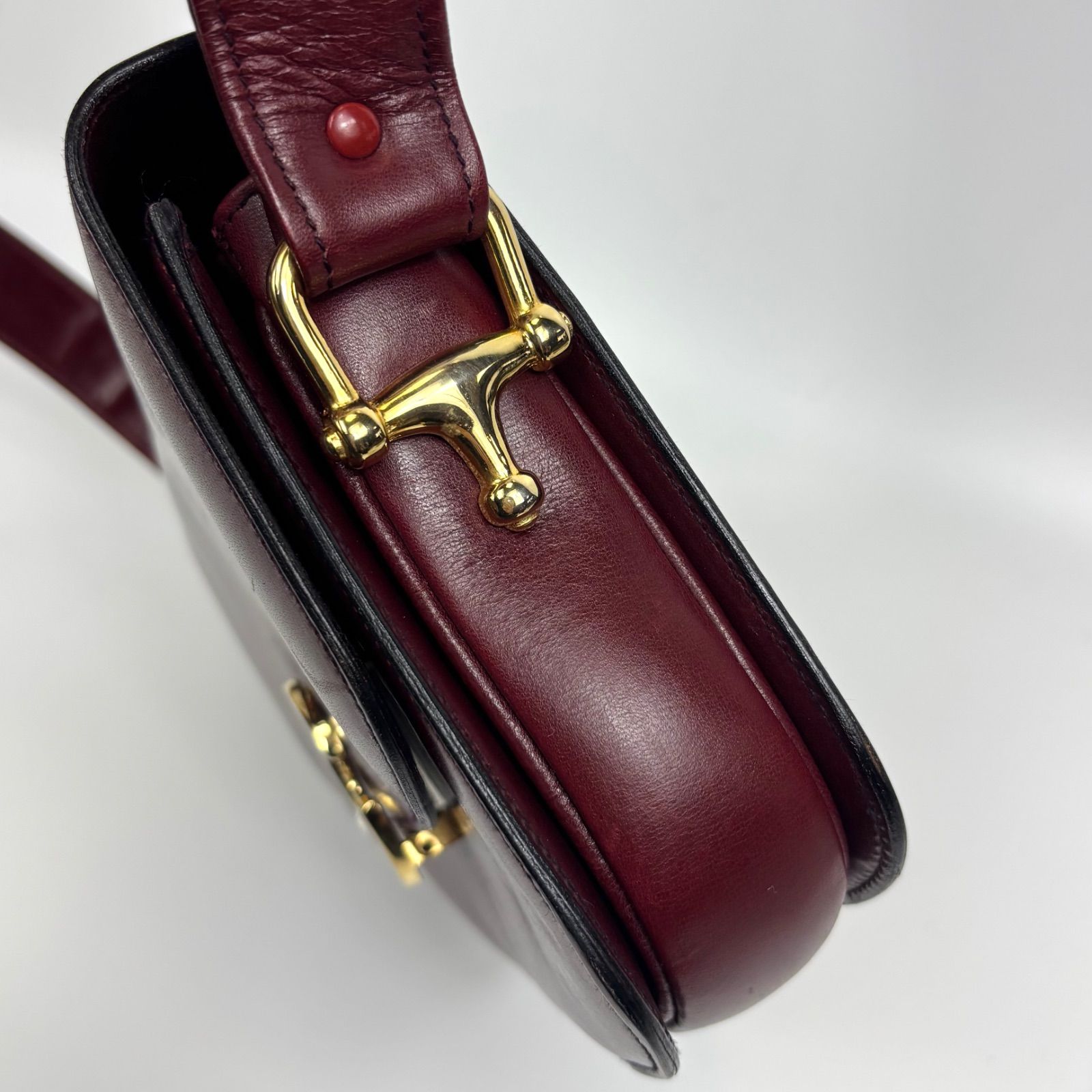 CELINE セリーヌ 馬車金具 ショルダーバッグ ヴィンテージ 斜め掛け