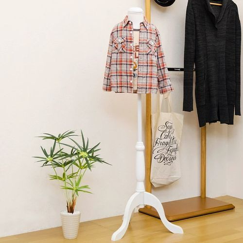 【訳あり】キッズ用トルソー　アイボリー　ホワイト　高さ調整可能 訳有り アウトレット品 キッズ用トルソー⁄ディスプレイ用品 子供用