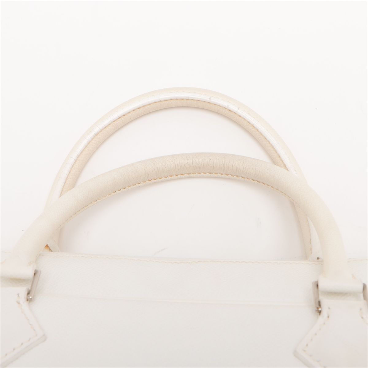 美品 エルメス □J 刻印 プリュムドッグ レザー ビジネス バッグ 書類 