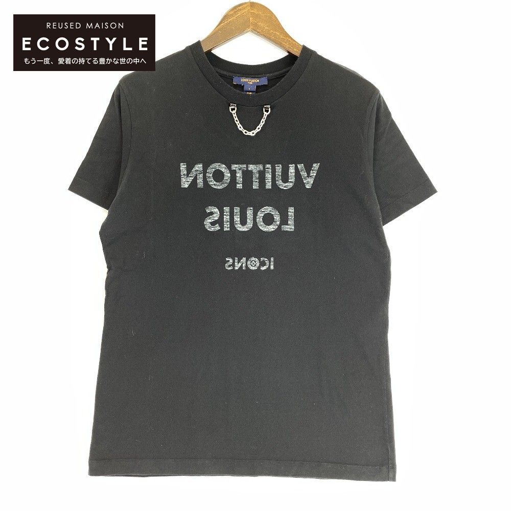 LOUIS VUITTON ルイヴィトン 20SS ブラック 反転ロゴTシャツ L - メルカリ