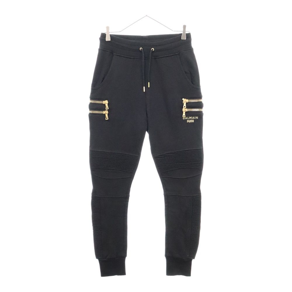BALMAN バイカー パンツ ブラック XS ゴールド BALMAN バイカー パンツ ブラック XS ゴールド
